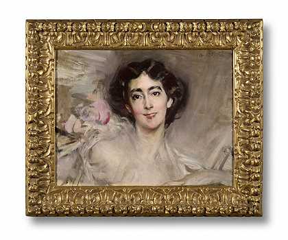 埃尔西·德·沃尔夫的肖像，后来的门德尔夫人（1865-1950），1898年 by Giovanni Boldini