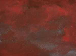 红色天空罗马赛格二世，1989年7月，1989年 by Jon Schueler