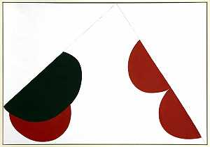 红色、黑色和白色，1973年 by Terry Frost