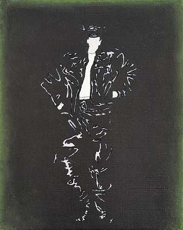 皮革男孩，1966年 by Patrick Procktor