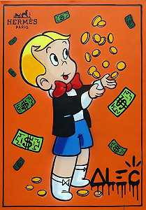 爱马仕·里奇（Hermes Richie）捕捉硬币和现金，2022年 by Alec Monopoly